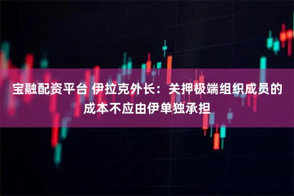 宝融配资平台 伊拉克外长：关押极端组织成员的成本不应由伊单独承担
